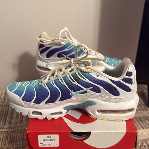 Nike Ocean Blue and White Air Max Plus - Picture 2 of 4